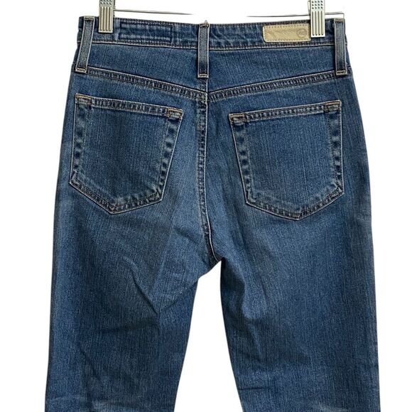 AG Adriano Goldschmied Isabelle Straight Leg Jeans Size 23 High Rise Cropped - Picture 10 of 16